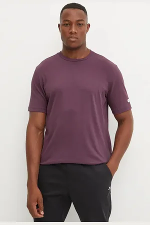 Champion T-shirt bawełniany męski kolor gładki 220425