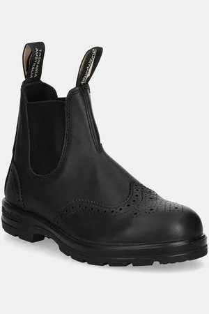 Blundstone Sztyblety skórzane kolor na płaskim obcasie 2443