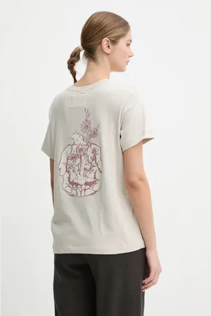 Champion T-shirt bawełniany damski kolor 117497