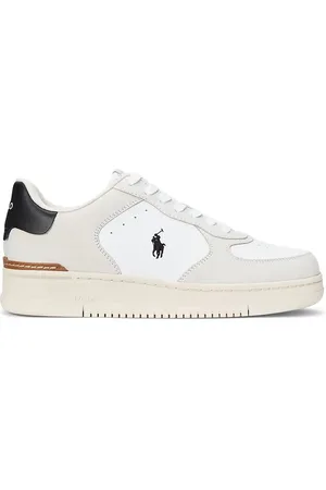 Ralph Lauren Sneakersy skórzane Masters Crt kolor 809955690001