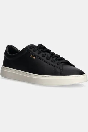HUGO BOSS Sneakersy skórzane Kieran kolor 50536480
