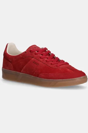 HUGO BOSS Sneakersy zamszowe Brenta kolor 50536645