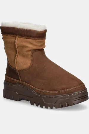 UGG śniegowce zamszowe Heritage Pull On Trailgazer kolor 1158213-CHE