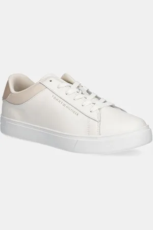 Tommy Hilfiger Sneakersy skórzane ESSENTIAL COURT SNEAKER kolor FW0FW08320