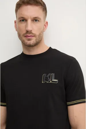 Karl Lagerfeld T-shirt męski kolor z nadrukiem 755463.551235