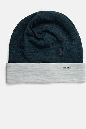 Smartwool Czapka dwustronna Thermal Merino Reversible kolor z cienkiej dzianiny wełniana