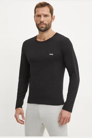 HUGO BOSS Longsleeve bawełniany 3-pack kolor gładki 50492321