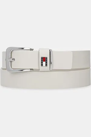 Tommy Hilfiger Pasek skórzany damski kolor AW0AW16999
