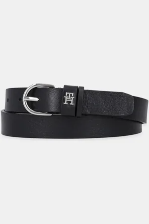 Tommy Hilfiger Pasek skórzany damski kolor AW0AW17279