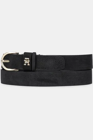 Tommy Hilfiger Pasek skórzany damski kolor AW0AW16838