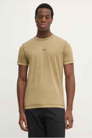 HUGO BOSS T-shirt bawełniany męski kolor gładki 50502173