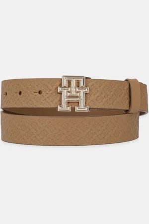 Tommy Hilfiger Pasek skórzany damski kolor AW0AW17354