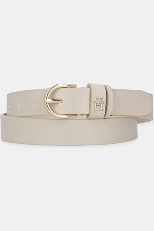 Tommy Hilfiger Pasek skórzany damski kolor AW0AW16836