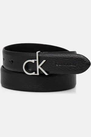 Calvin Klein Pasek skórzany damski kolor K60K613073