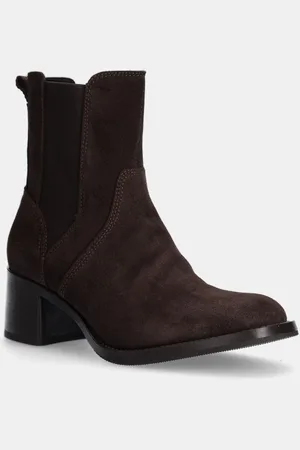 GANT Sztyblety zamszowe Workdale damskie kolor na słupku 29553797 G46