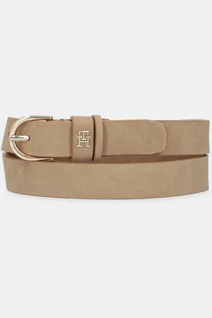 Tommy Hilfiger Pasek skórzany damski kolor AW0AW16838