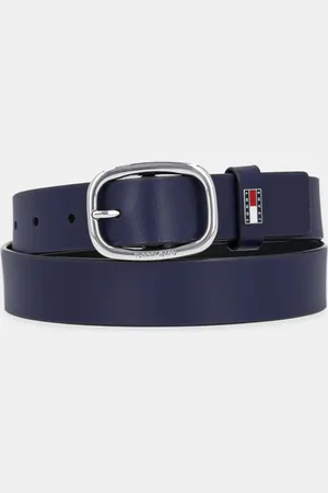 Tommy Hilfiger Pasek skórzany damski kolor AW0AW15836