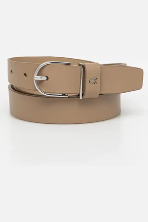 Calvin Klein Pasek skórzany damski kolor K60K612861