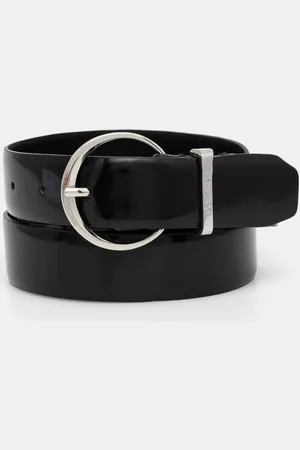 Calvin Klein Pasek skórzany damski kolor K60K612862