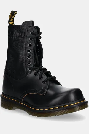Maison Margiela Workery skórzane x Dr. Martens damskie kolor na platformie S66WU0126.P8030