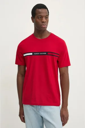 Tommy Hilfiger T-shirt bawełniany męski kolor z aplikacją MW0MW36498