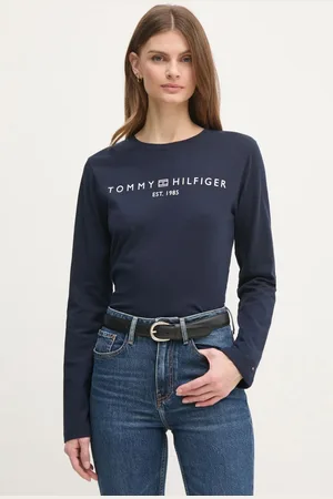 Tommy Hilfiger Longsleeve bawełniany kolor WW0WW43620