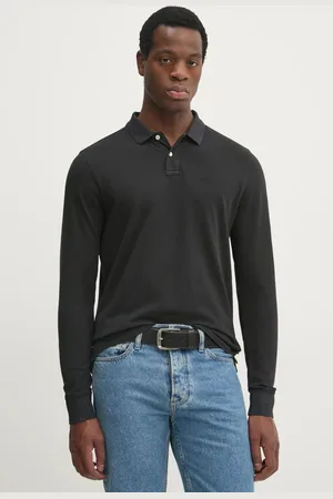 Pepe Jeans Longsleeve bawełniany NEW OLIVER GD LS gładki PM542213