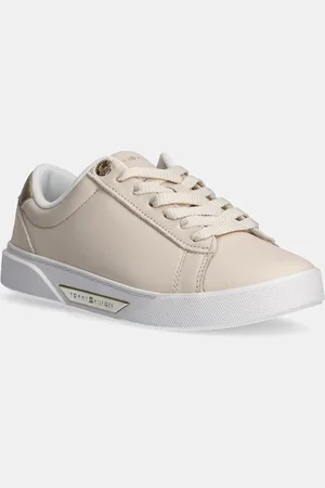 Tommy Hilfiger Sneakersy skórzane CHIC COURT SNEAKER kolor FW0FW08382