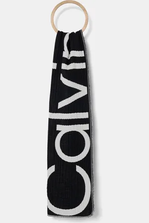 Calvin Klein Szalik bawełniany kolor wzorzysty K60K612879