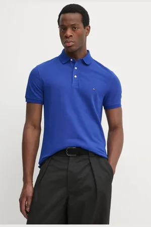 Tommy Hilfiger Polo męski kolor wzorzysty MW0MW17771