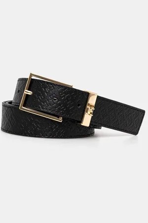 Tommy Hilfiger Pasek skórzany damski kolor AW0AW16834