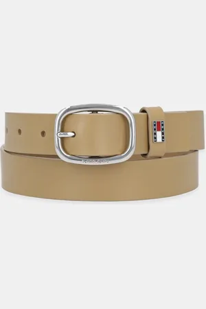 Tommy Hilfiger Pasek skórzany damski kolor AW0AW15836