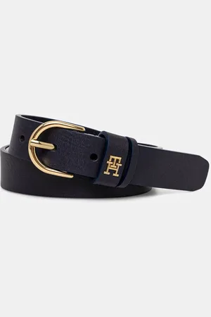 Tommy Hilfiger Pasek skórzany damski kolor AW0AW16836