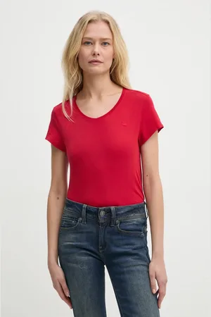 G-Star T-shirt bawełniany damski kolor