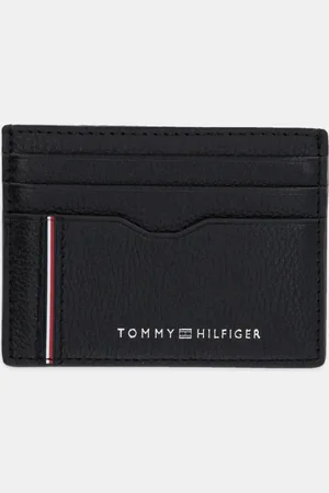 Tommy Hilfiger Etui na karty skórzane kolor AM0AM13041
