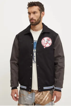 47 Brand Kurtka bomber bawełniana MLB New York Yankees kolor przejściowa BC017PMILXK636499JK