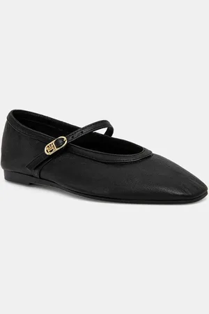 Tommy Hilfiger Baleriny skórzane BALLERINA MARYJANE SOFT LEATHER kolor FW0FW08354