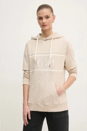 JOOP! Bluza damska kolor z kapturem wzorzysta 30030062 10007096