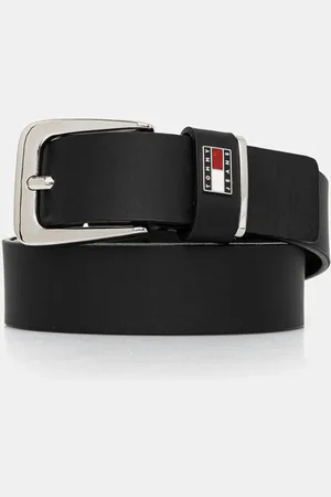 Tommy Hilfiger Pasek skórzany damski kolor AW0AW16999