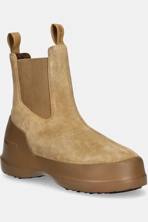 Moon Boot Sztyblety zamszowe MB LUNA CHELSEA SUEDE kolor 80D2480050 L003