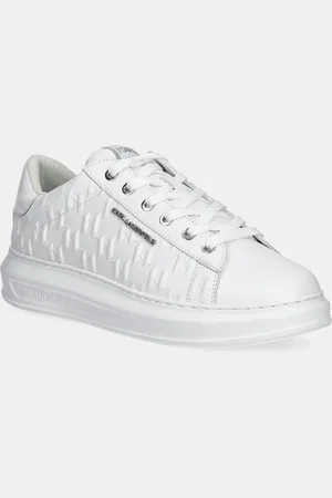 Karl Lagerfeld Sneakersy skórzane KAPRI MENS kolor KL52549K