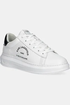 Karl Lagerfeld Sneakersy skórzane KAPRI MENS kolor KL52538K