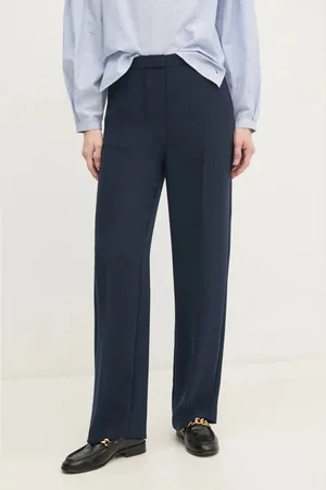 Tommy Hilfiger Spodnie damskie kolor proste high waist WW0WW45445