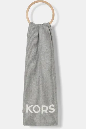 Michael Kors Szalik z domieszką wełny kolor gładki 539877