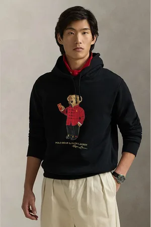 Ralph Lauren Bluza bawełniana męska kolor z kapturem z nadrukiem 710962139