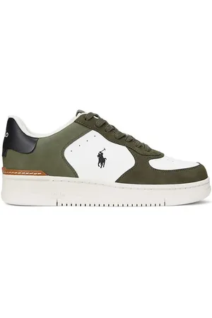 Ralph Lauren Sneakersy skórzane Masters Crt kolor 809955690002