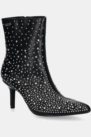 Pepe Jeans Botki PRISTINA SHINY damskie kolor na szpilce PLS50570