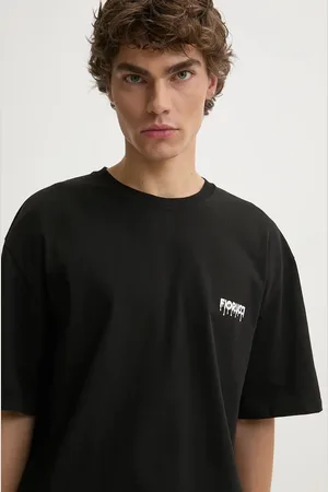 Fiorucci T-shirt bawełniany męski kolor z nadrukiem M01FPTSH103CJ01BK01