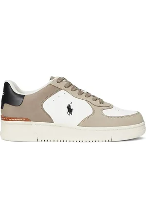 Ralph Lauren Sneakersy skórzane Masters Crt kolor 809955690004