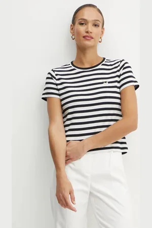 Karl Lagerfeld T-shirt bawełniany damski kolor A1W17099